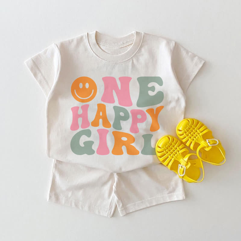 ONE HAPPY GIRLベビー ホワイト 2点セット - 白 - 18～24ヶ月 - image 1