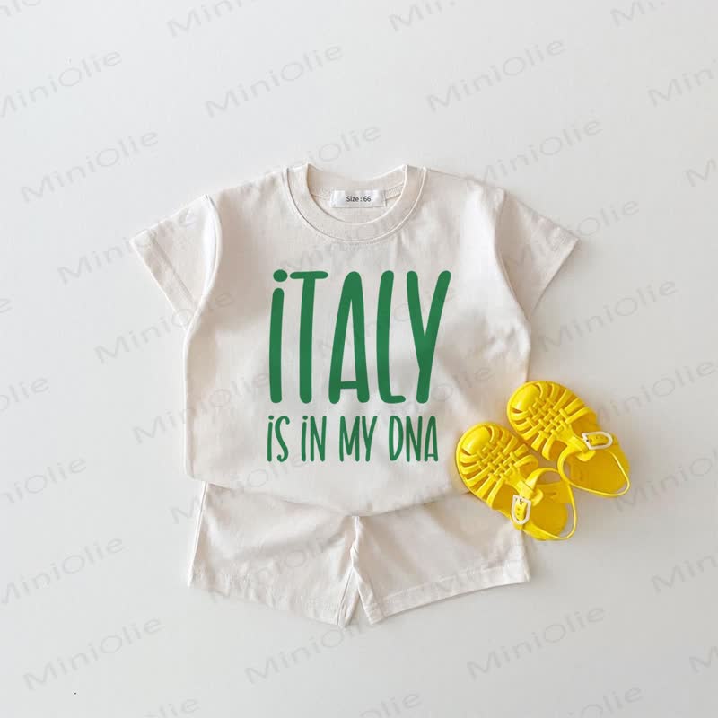 ITALY IS IN MY DNA　ベビーホワイト 2点セット - 白 - 18～24ヶ月 - image 1