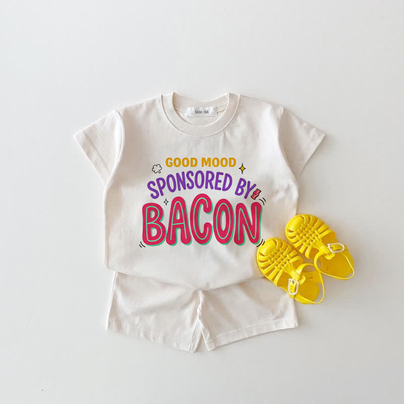 GOOD MOOD SPONSORED BY BACONベビーホワイト2点セット - 白 - 18～24ヶ月 - image 1