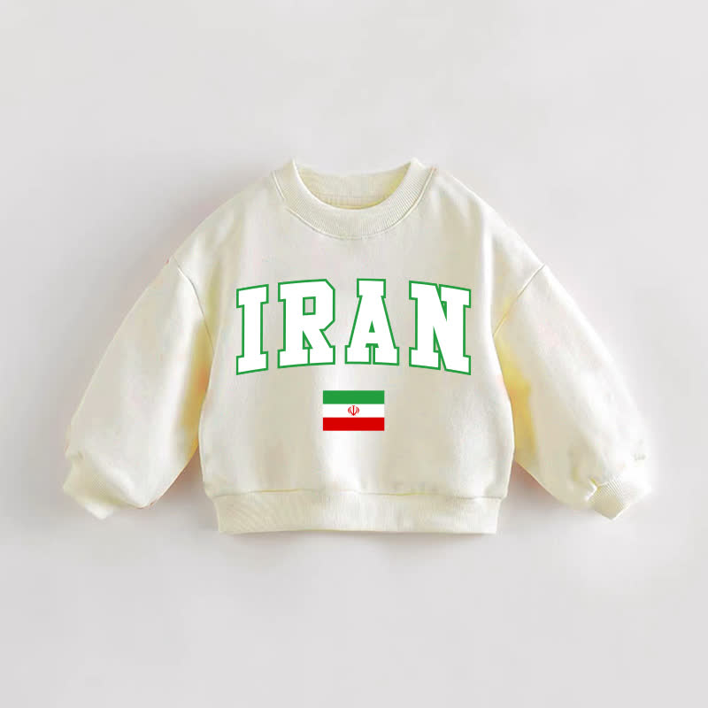 IRAN幼児用スウェットシャツ - クリーム - 3～5歳 - image 1