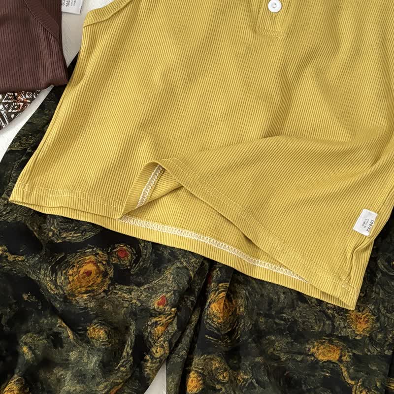 幼児用ノースリーブボタントップとプリントパンツのセット - image 7