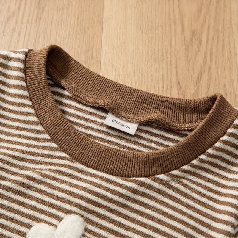 幼児男の子用ラグビーストライプTシャツ＆ショーツ2点セット - image 4