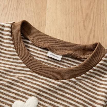 幼児男の子用ラグビーストライプTシャツ＆ショーツ2点セット - image 4