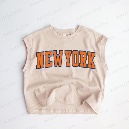 NEW YORK・幼児用タンクトップ - カーキ - 3～5歳 - image 1