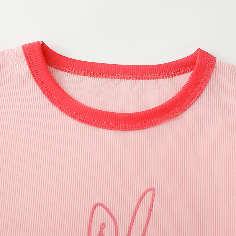 幼児用 動物/食べ物柄 クルーネック リブ編み 半袖Tシャツ - image 10