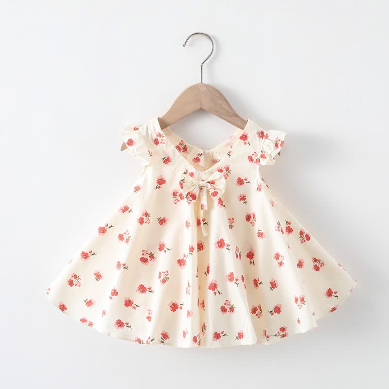 ベビー幼児用 花柄/フルーツ柄 ノースリーブDress - ピンクの花 - 2～3歳 - image 12