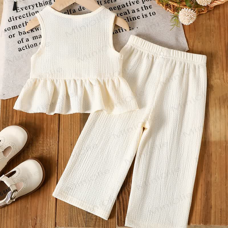 ベビー・幼児用女の子用リボン付きノースリーブセット - image 2
