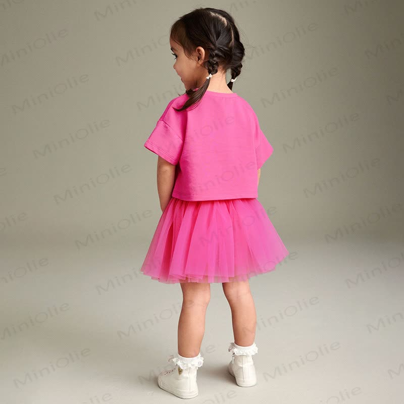 LOVE TO DANCE!幼児・女の子用Tシャツとスカートのセット - image 8