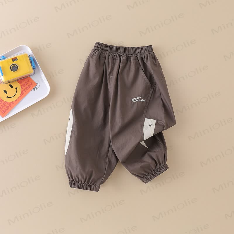 幼児男の子用軽量蚊よけパンツ - ダークグレー - 6～7歳 - image 5