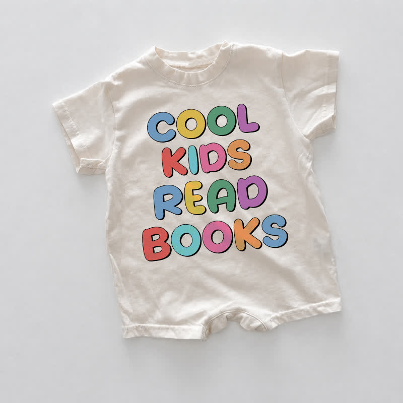 COOL KIDS READ BOOKS用ホワイトロンパース - 白 - 18～24ヶ月 - image 1