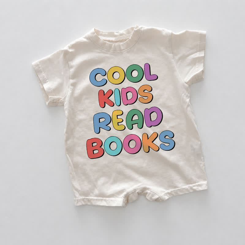 COOL KIDS READ BOOKS用ホワイトロンパース - 白 - 18～24ヶ月 - image 1
