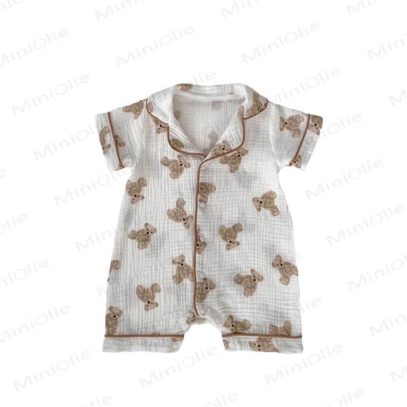 ベビーベア/パンダ/ドット柄パジャマロンパース - image 5