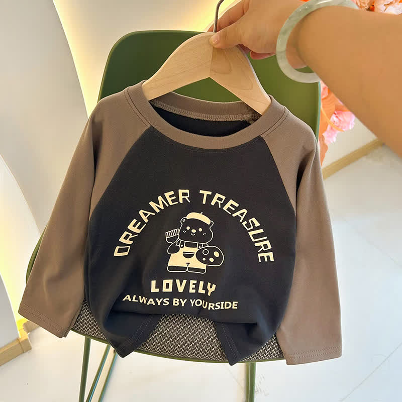 幼児用ラグランスリーブ半袖クルーネックTシャツ - ベージュベア - 10-11歳 - image 8