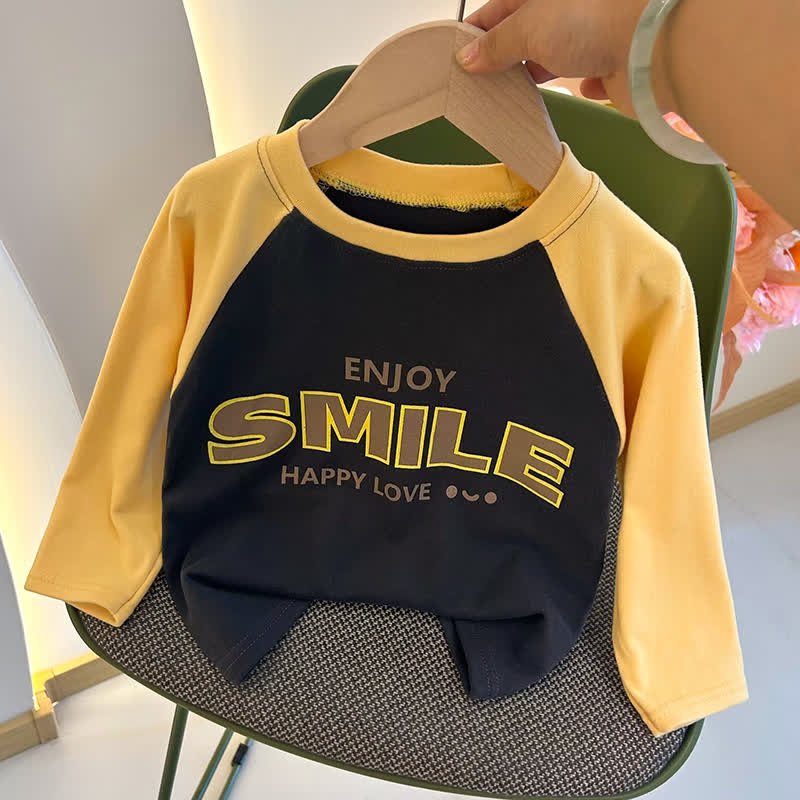 幼児用ラグランスリーブ半袖クルーネックTシャツ - 黄色と灰色 - 10-11歳 - image 9