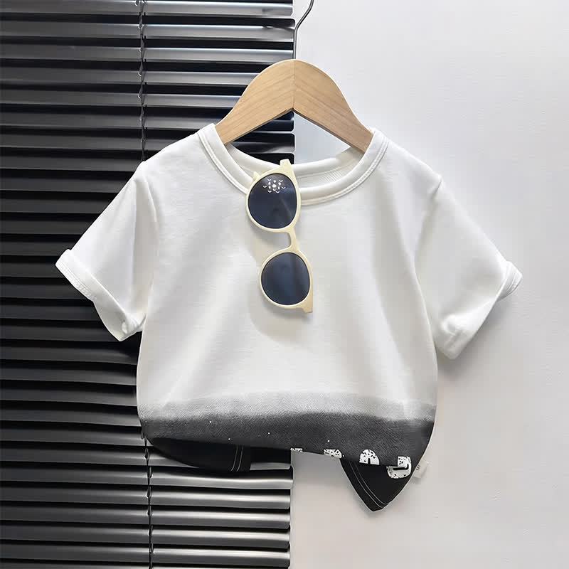 幼児用漫画柄ボックス型Tシャツ - 白 - 4～5歳 - image 12