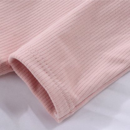 幼児用ベビー無地リブ編み長袖Tシャツ - image 18