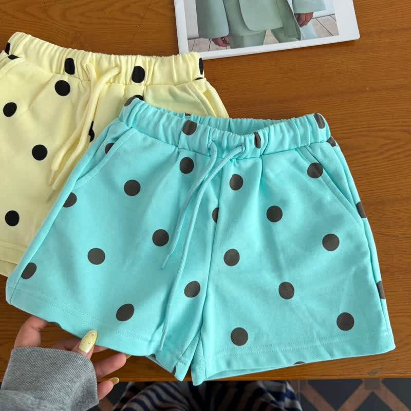 幼児用水玉模様サマーショーツ - 青 - 6～7歳 - image 2