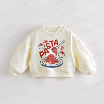 PASTAのベビー幼児用クリームスウェットシャツ - クリーム - 3～5歳 - image 1