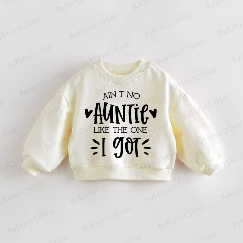 AIN T NO AUNTIE LIKE THE ONE I GOT幼児用クリームスウェットシャツ - クリーム - 3～5歳 - image 1