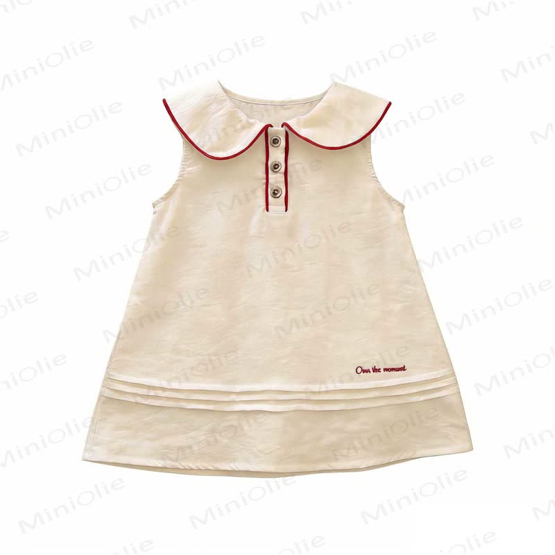OWN THE MOMENT幼児用女の子ピーターパンカラーDress - image 3