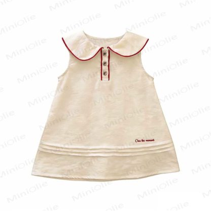 OWN THE MOMENT幼児用女の子ピーターパンカラーDress - image 3