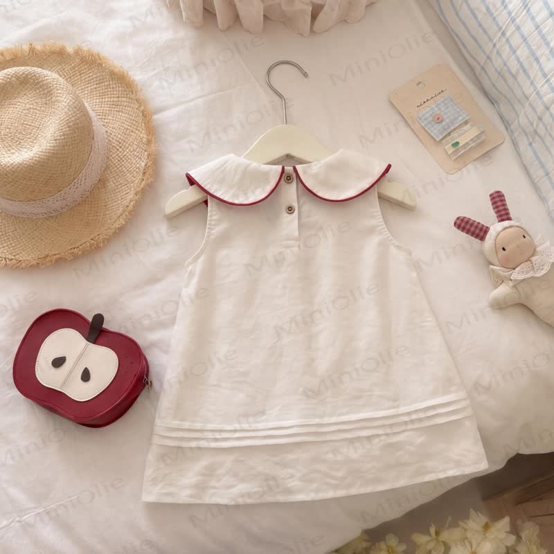OWN THE MOMENT幼児用女の子ピーターパンカラーDress - image 2
