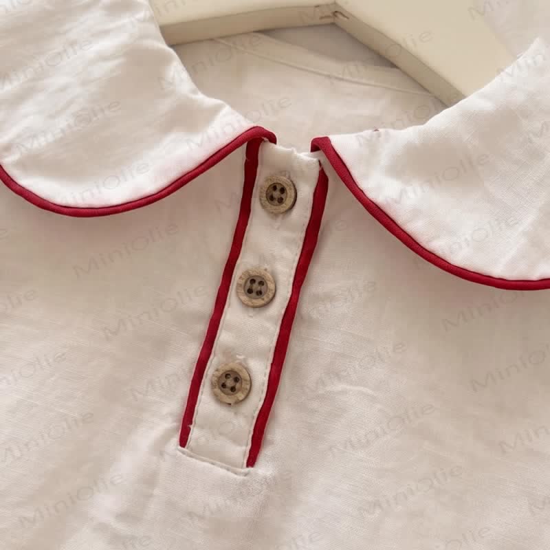 OWN THE MOMENT幼児用女の子ピーターパンカラーDress - image 5
