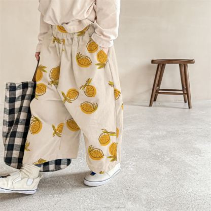 ベビーレモンベージュパンツ - ベージュ - 2～3歳 - image 1