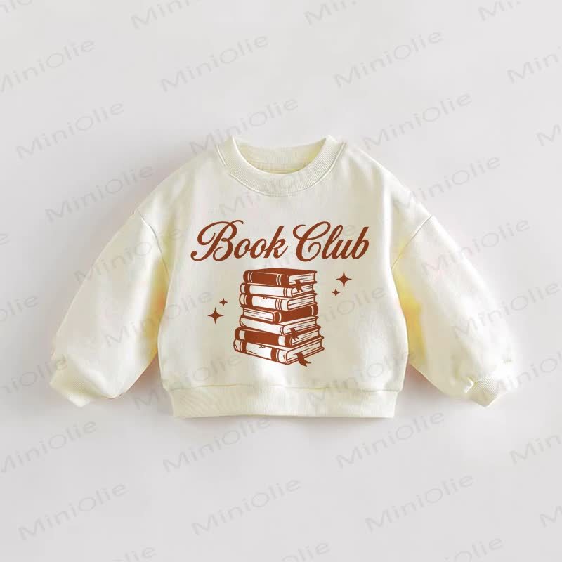 BOOK CLUB幼児用クリームスウェットシャツ - クリーム - 3～5歳 - image 1