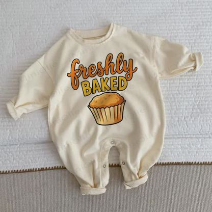 FRESHLY BAKEDのベビー・幼児用ベージュロンパース - ベージュ - 2～3歳 - image 1