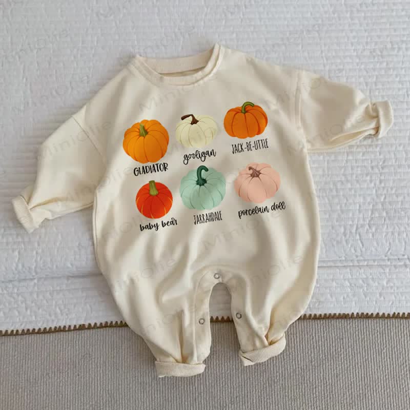 GLADIATOR GOOLIGANJACK-BE-LITTLEBABY BEARジャラデール 磁器人形 ベビー幼児用パンプキンプリント ベージュロンパース - ベージュ - 2～3歳 - image 1