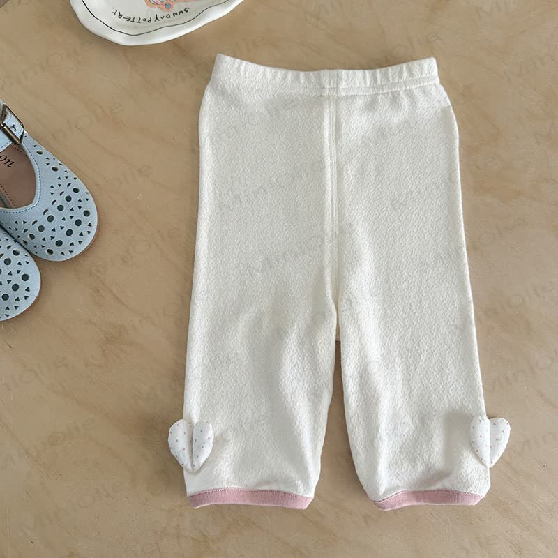 ベビー・幼児用女の子向け無地レギンス - ベージュ - 2～3歳 - image 4