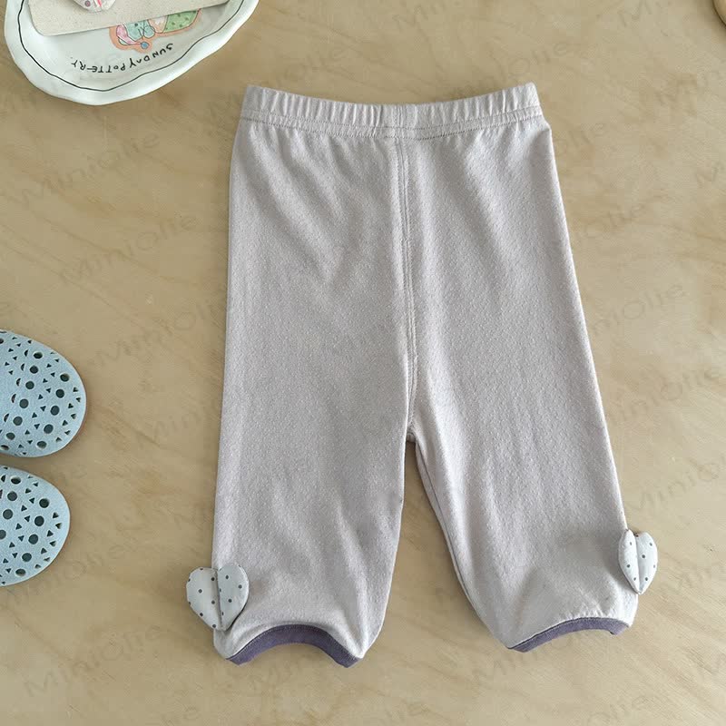ベビー・幼児用女の子向け無地レギンス - ピンク - 2～3歳 - image 5