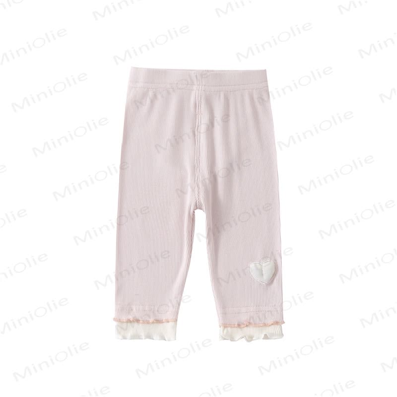 ベビー・幼児用女の子向け無地ニットレギンス - image 5
