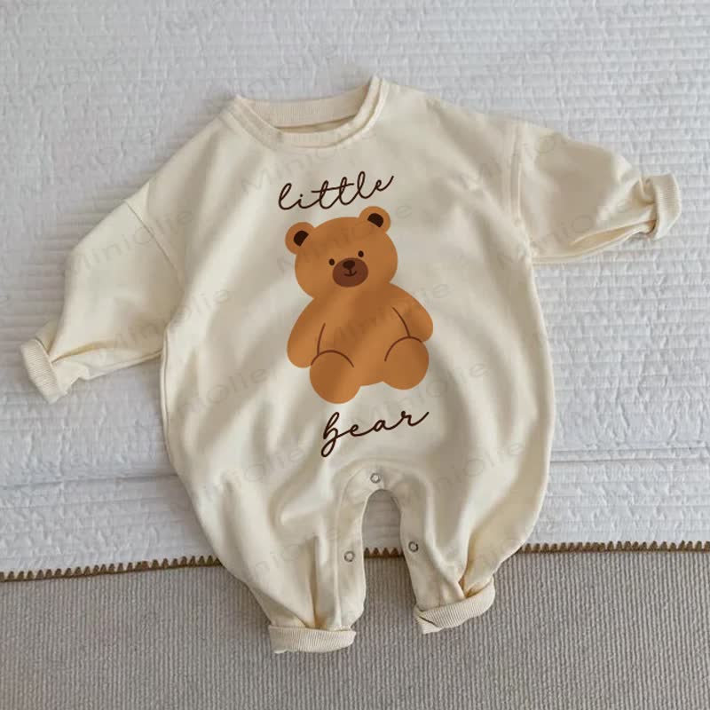 LITTLE BEAR幼児用ベージュロンパース - ベージュ - 2～3歳 - image 1
