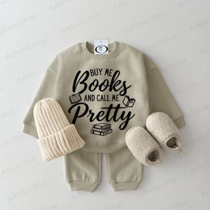 BUY ME BOOKS AND CALL ME PRETTYでね ベビーグレーグリーン 2点セット - グレーグリーン - 2～3歳 - image 1