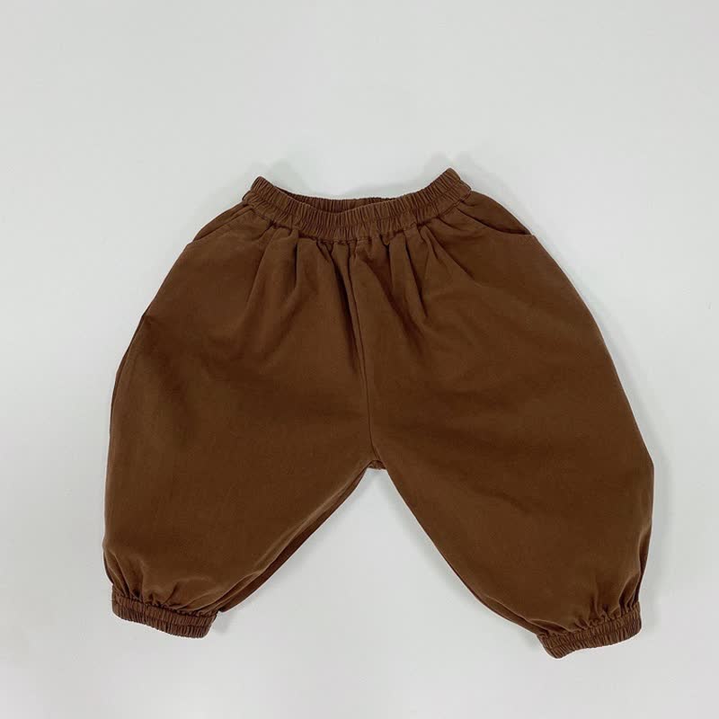 幼児用ゆったりフィット万能パンツ - 赤褐色 - 6～7歳 - image 5