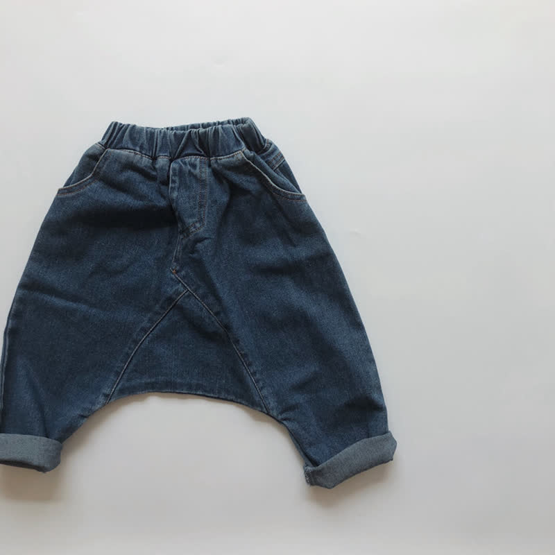 幼児用ゆったりフィット万能パンツ - ブルーポケット - 6～7歳 - image 8