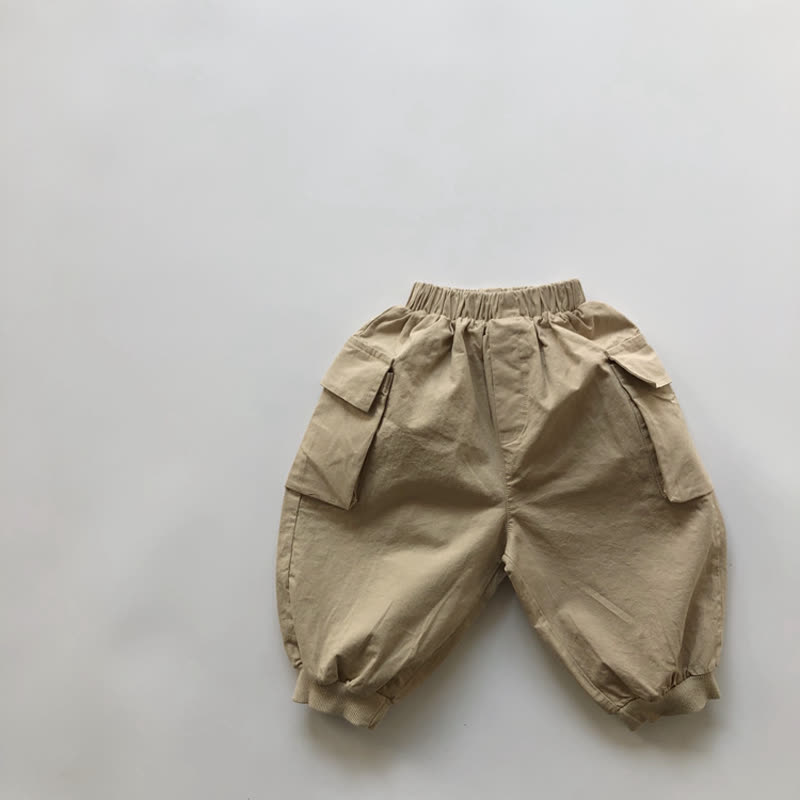 幼児用ゆったりフィット万能パンツ - ベージュ - 6～7歳 - image 19