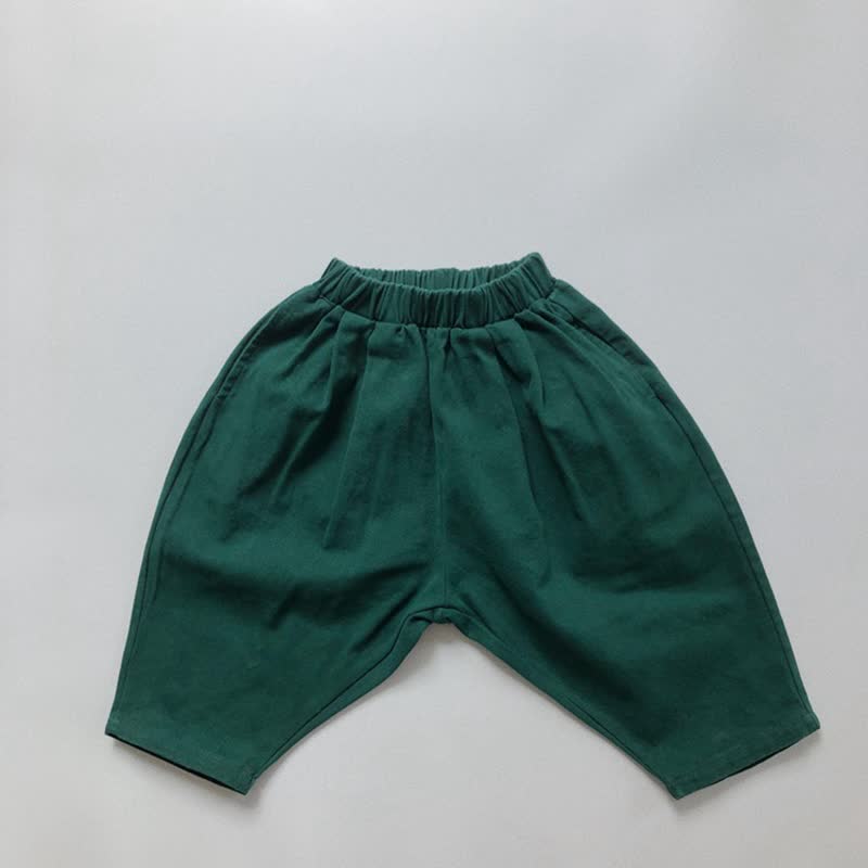 幼児用ゆったりフィット万能パンツ - ダークグリーン - 6～7歳 - image 24