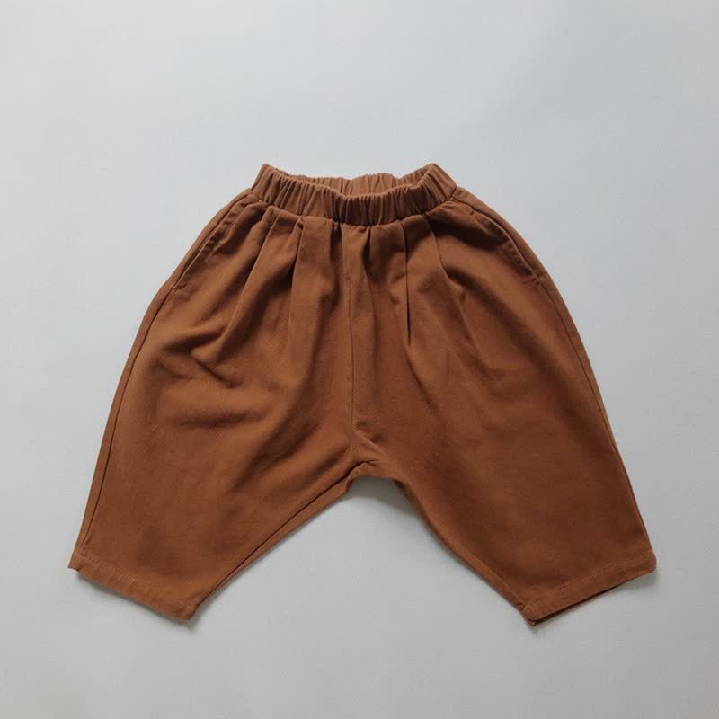 幼児用ゆったりフィット万能パンツ - 茶色オレンジ - 6～7歳 - image 25