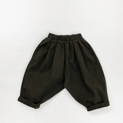 幼児用ゆったりフィット万能パンツ - ダークグリーンのゆったりとしたフィット感 - 6～7歳 - image 32