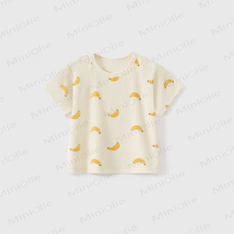 ベビー・幼児用リブ編みTシャツ - ベージュ - 3～4歳 - image 2