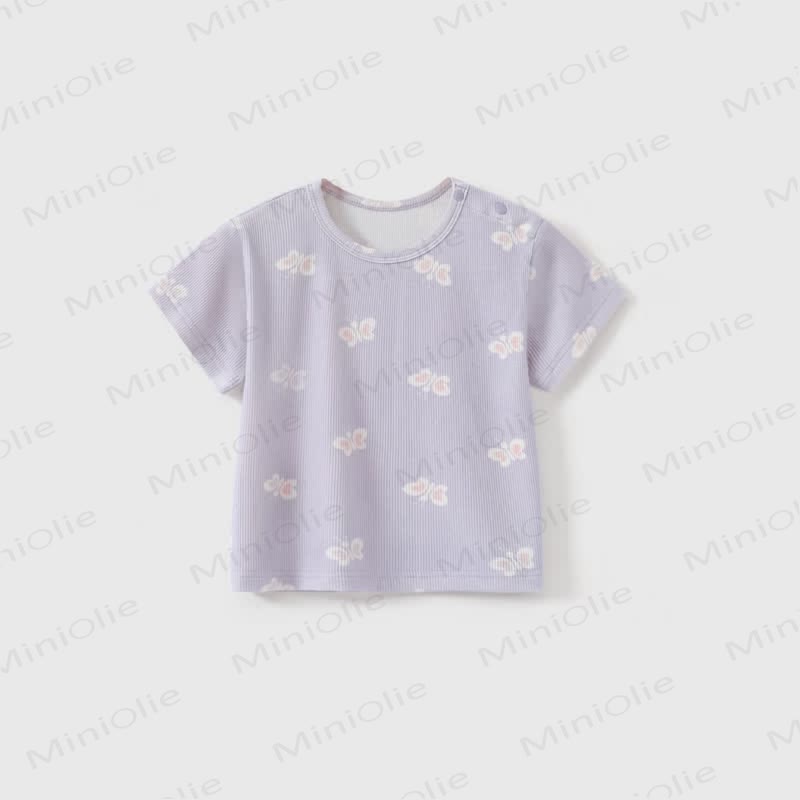 ベビー・幼児用リブ編みTシャツ - 紫 - 3～4歳 - image 3