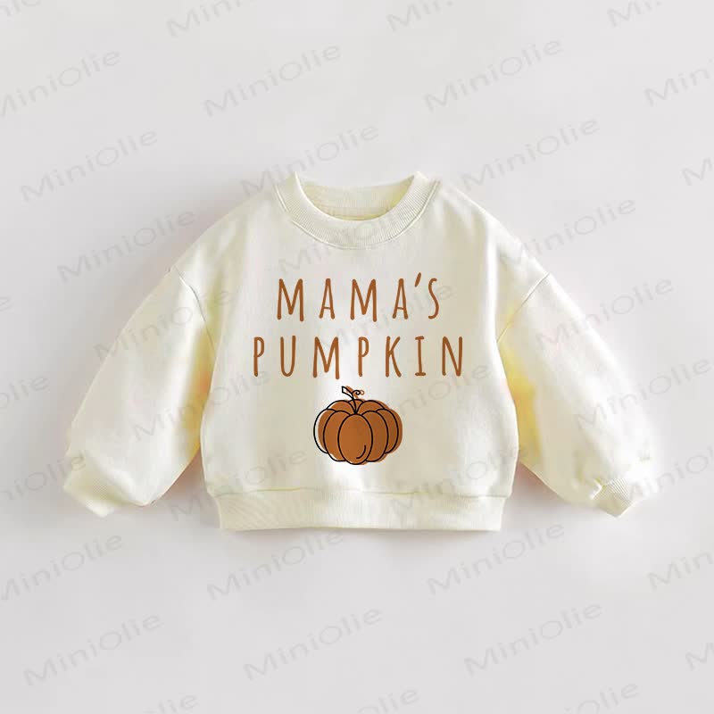 MAMA'S PUMPKIN幼児用クリームスウェットシャツ - クリーム - 3～5歳 - image 1