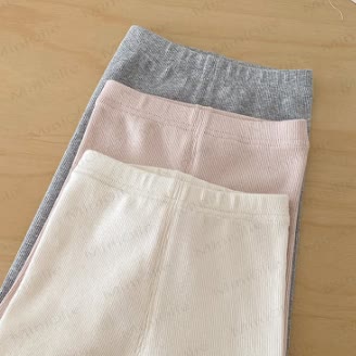 ベビー用水玉リボンレギンス - image 9