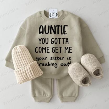 AUNTIE YOU GOTTA COME GET ME YOUR - グレーグリーン - 2～3歳 - image 1