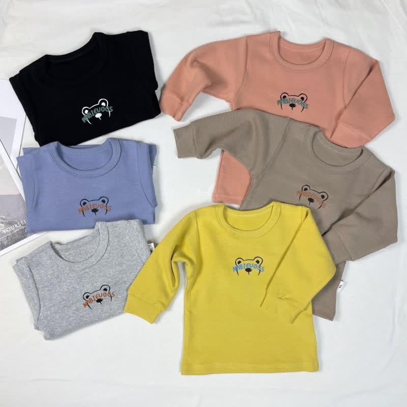 AMBIEUOCSベビーベア柄トップス＆パンツ パジャマ 2点セット - image 7