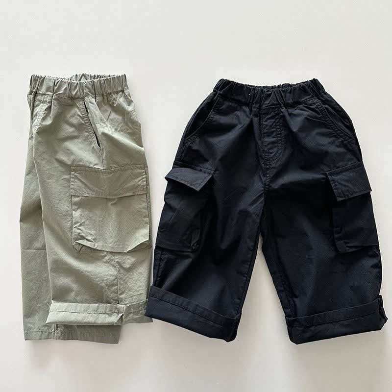 幼児男の子用リラックスフィットカーゴパンツ - image 1
