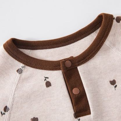 幼児用動物/植物柄長袖トップス＆パンツパジャマ2点セット - image 8